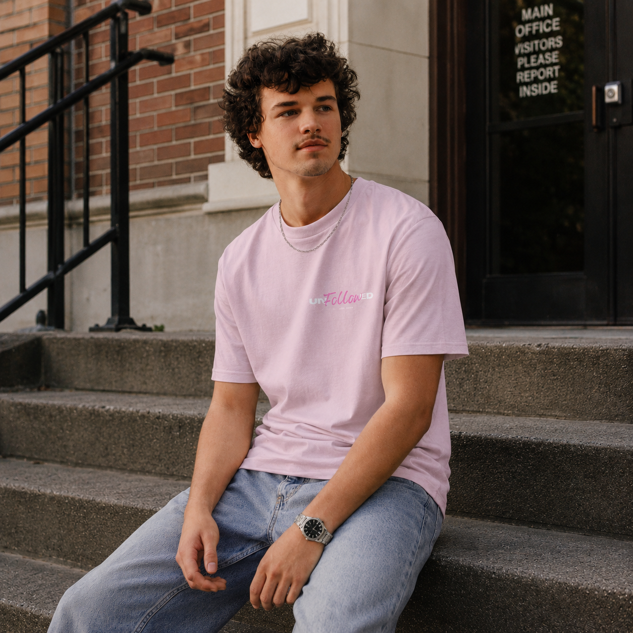 UNfollowed Tee — Pink