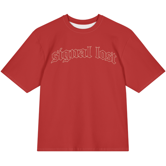 Signal Lost Tee — Red